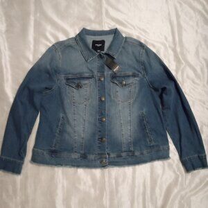 New Nine West Jeans women's long sleeves denim jacket size1X